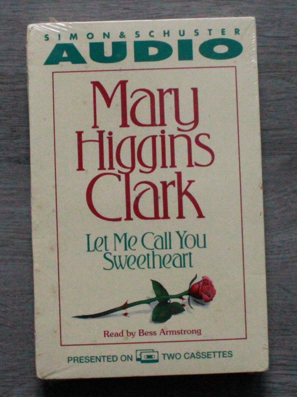 Vintage Simon & Schuster Audio 1995 "Let Me Call You Sweetheart" Cassette Book